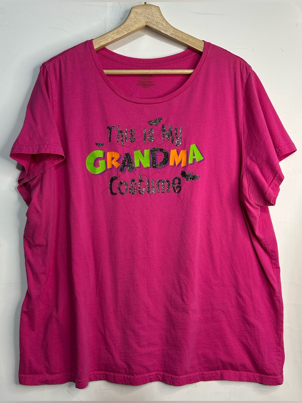 "This Is My Grandma Costume" Hot Pink T-Shirt 3XL (22W-24W)